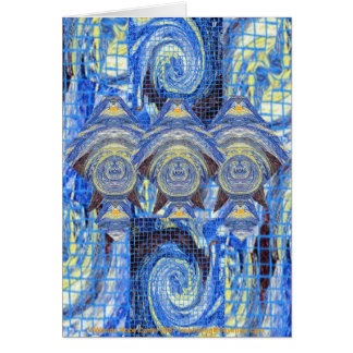 Cartão Visitantes de Van Gogh em uma noite estrelado