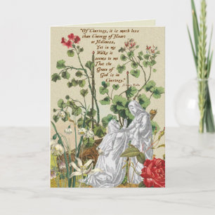 Cartão Visitation Blank Card Hilaire Belloc Courtesy