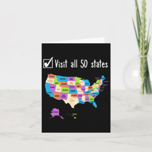 Cartão Visite A Lista De Baldes Dos Eua Com Presentes De 