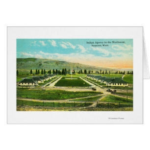 Cartão Vista aérea da Agência Indiana