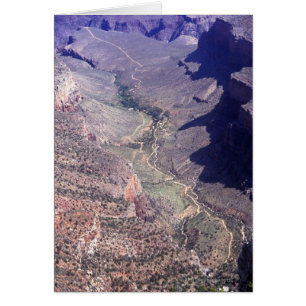 Cartão Vista aérea do Grand Canyon na Arizona