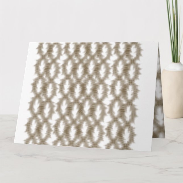 Cartão Vista aproximada de uma grelha de malha de arame c (Frente)