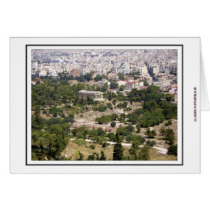 Cartão Vista da acrópole