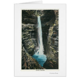 Cartão Vista da Cascata Cavern