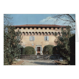 Cartão Vista da fachada, projetada para Cosimo