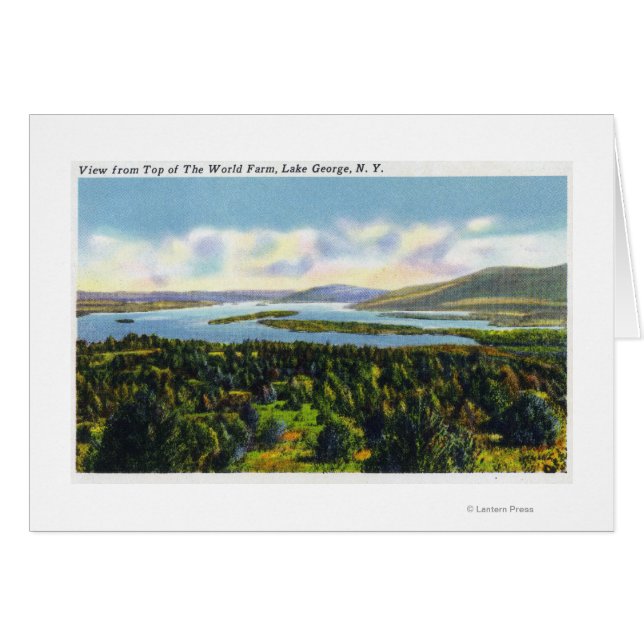 Cartão Vista da Fazenda Mundial do Lago (Frente Horizontal)