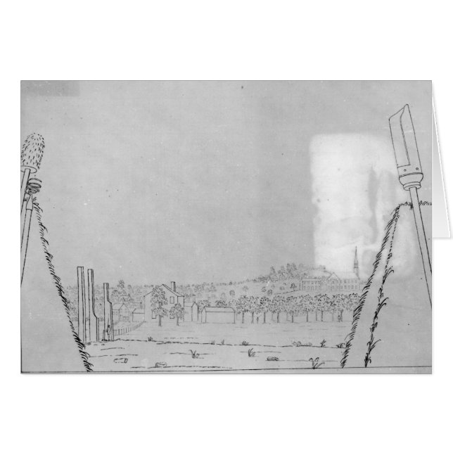 Cartão Vista da igreja de Roxborough (Frente Horizontal)