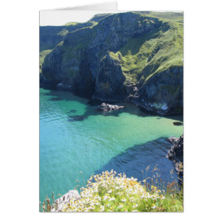 Cartão Vista da ilha, Irlanda norte