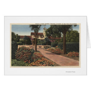 Cartão Vista da Missão, Jardins de Paciência