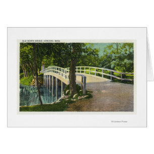 Cartão Vista da Ponte Norte Antiga