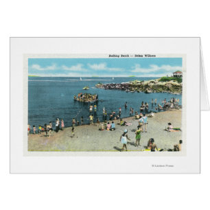 Cartão Vista da praia Salem Willows