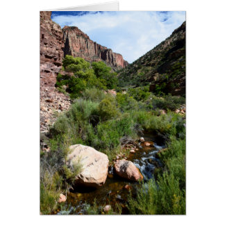 Cartão Vista da Trilha do Kaibab do Norte