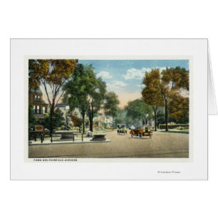 Cartão Vista das Avenidas Park e Fairfield