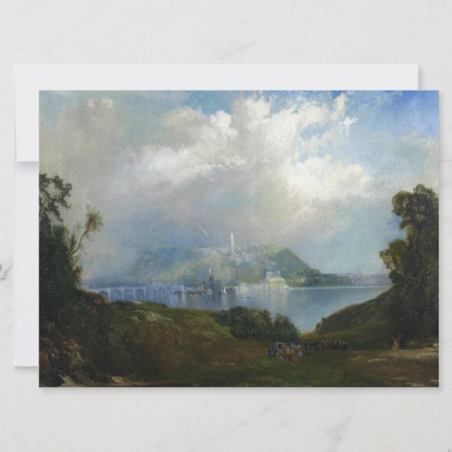 Cartão Vista das Obras de Água Montável Fairmount (Filadé (Frente)