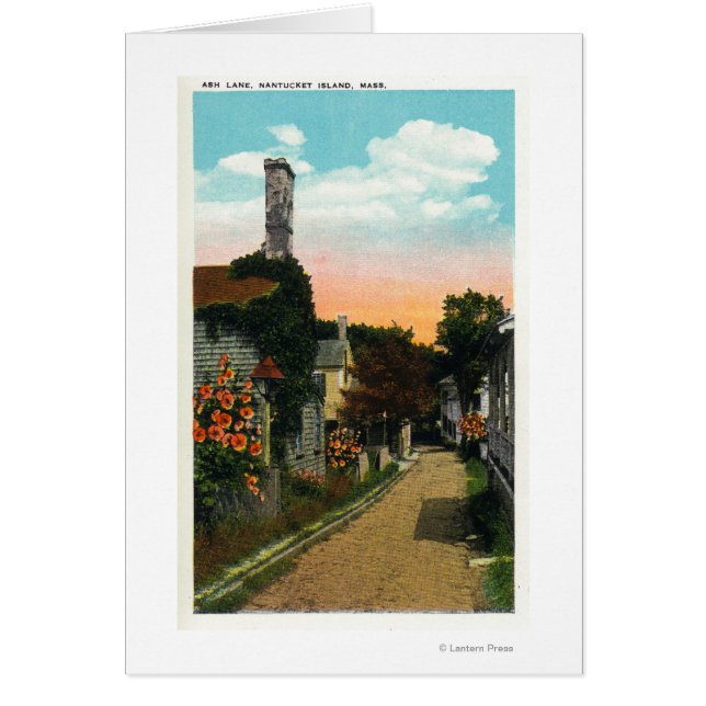 Cartão Vista de Ash Lane (Frente)