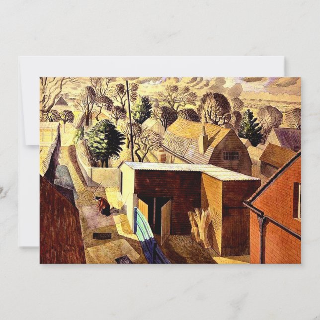 Cartão Vista de Brick House, Excelente Bardfield, (Frente)