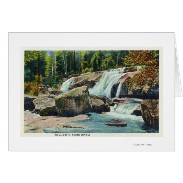 Cartão Vista de Diana's Bath (Frente Horizontal)