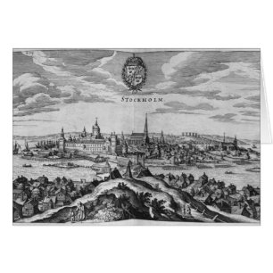 Cartão Vista de Éstocolmo