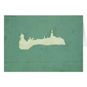 Cartão Vista de Hamburgo