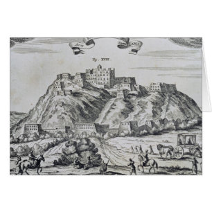 Cartão Vista de Lhasa, capital de Tibet