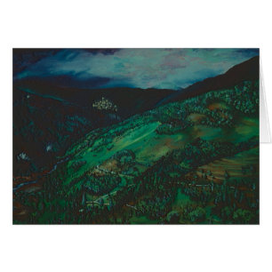 Cartão Vista de San Chirico, Itália