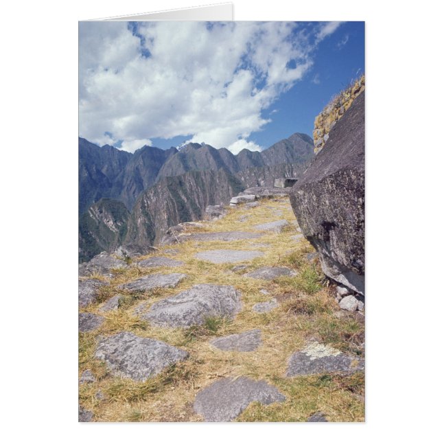 Cartão Vista de um precipício (Frente)