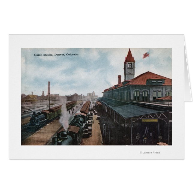 Cartão Vista do Caminho de Ferro da Estação da União (Frente Horizontal)