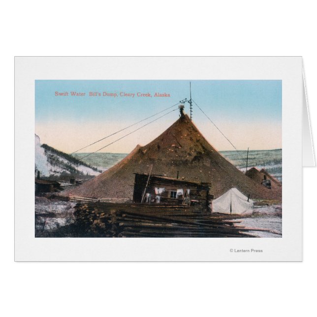 Cartão Vista do despejo da Lei de Água Swift (Frente Horizontal)