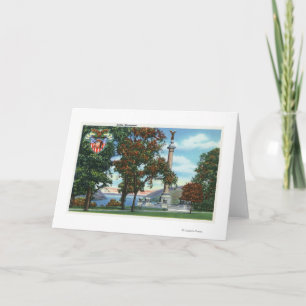 Cartão Vista do monumento da batalha