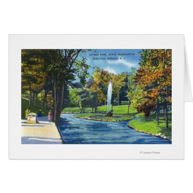 Cartão Vista do Parque Geyser (Frente Horizontal)
