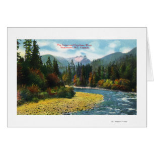 Cartão Vista do Rio Leão e Capilano