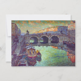 Cartão Vista do Santo Petersburgo (cidade russa)