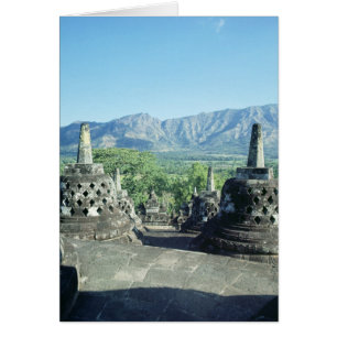 Cartão Vista dos três terraços circulares