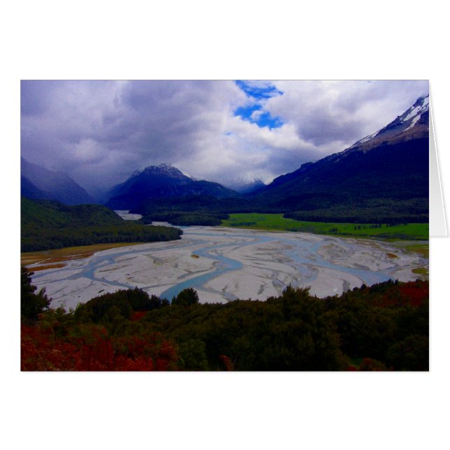 Cartão vista dramática nz (Frente Horizontal)