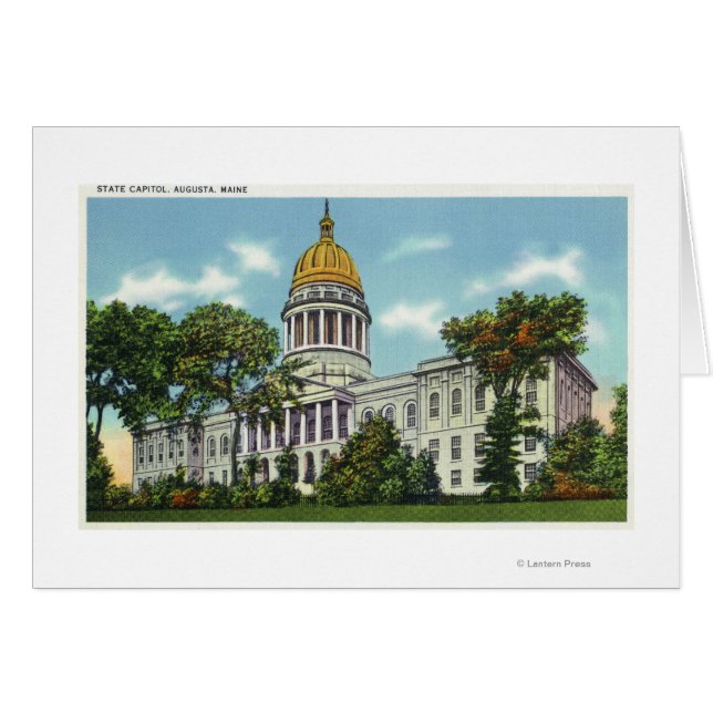 Cartão Vista Exterior do Capital do Estado Edifício nº 2 (Frente Horizontal)