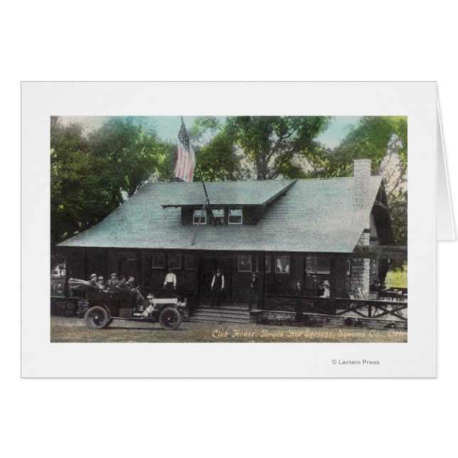 Cartão Vista Exterior do Clube House (Frente Horizontal)