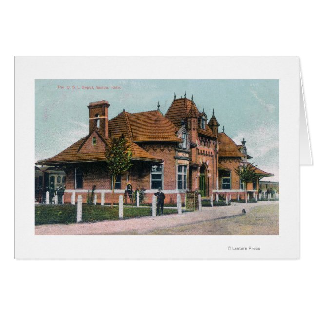 Cartão Vista Exterior do Depósito OSL Nampa, ID (Frente Horizontal)