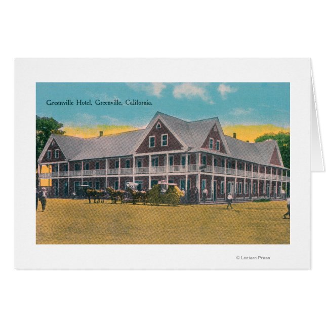 Cartão Vista Exterior do Hotel Greenville (Frente Horizontal)