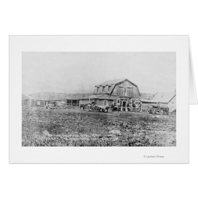 Cartão Vista Exterior do Hotel Ocidental Original (Frente Horizontal)