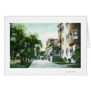 Cartão Vista Exterior do Hotel Robinson