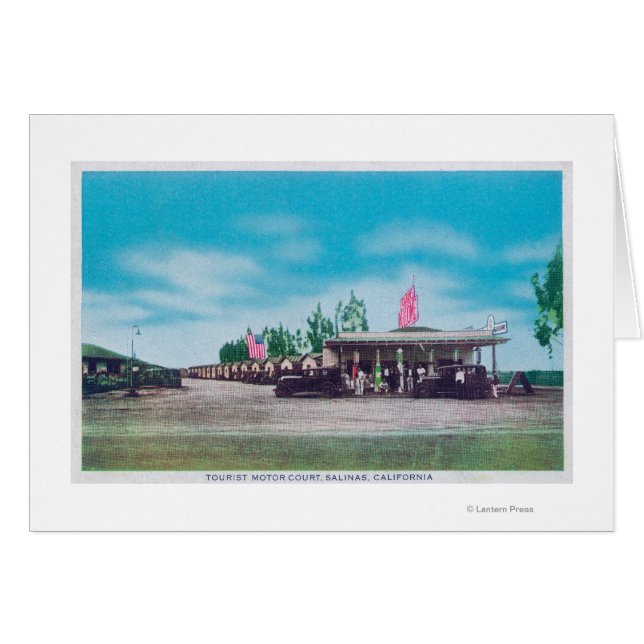 Cartão Vista exterior do Tribunal do Motor Turístico (Frente Horizontal)