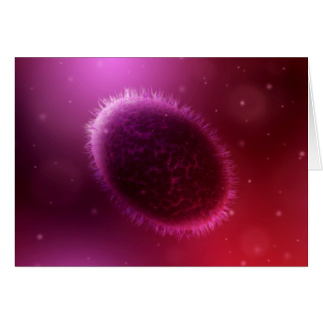 Cartão Vista Microscópica Da Samllpox 1 (Frente Horizontal)