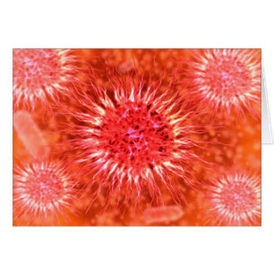 Cartão Vista microscópica de Dendrimers 2