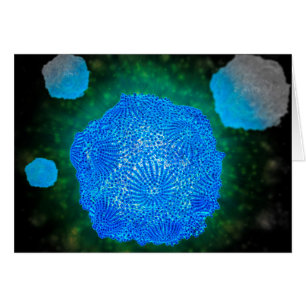 Cartão Vista Microscópica Do Parvovírus Canino 3