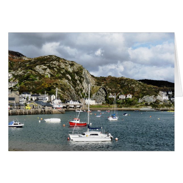 Cartão VISUALIZAÇÕES DA placa WALES (Frente Horizontal)