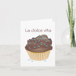 Cartão Vita do dolce do La - a vida doce