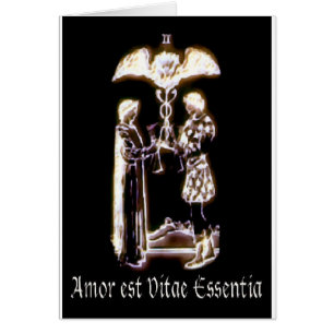 Cartão Vitae Essentia de Amor est