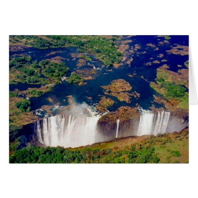 Cartão vitória aérea cai (Frente Horizontal)