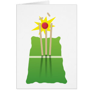 Cartão Vitória do críquete!