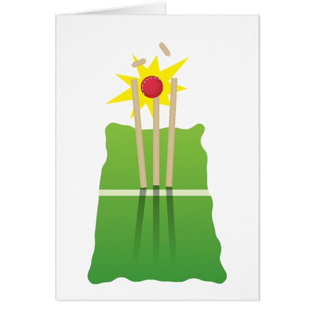 Cartão Vitória do críquete! (Frente)